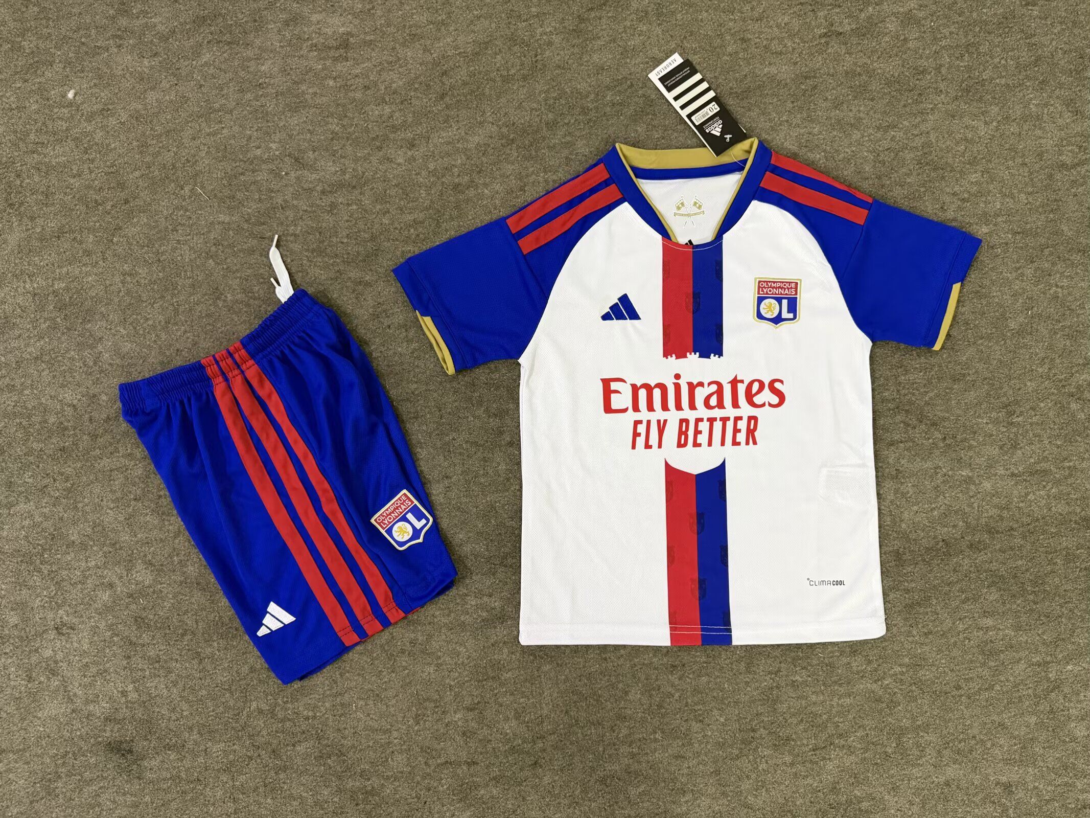 Kids-Lyon 26/27 Home Soccer Jersey